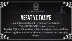 VEFAT VE TAZİYE